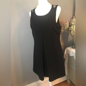 NWOT. LAL  Black romper Dress  Sz M